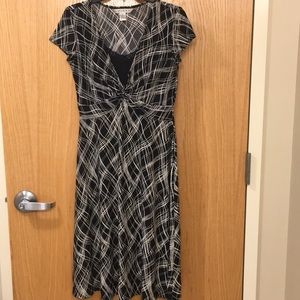 Black and white dress